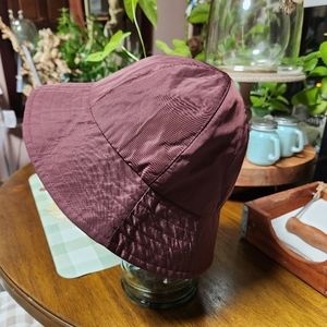 Justin Gregory burgundy bucket hat